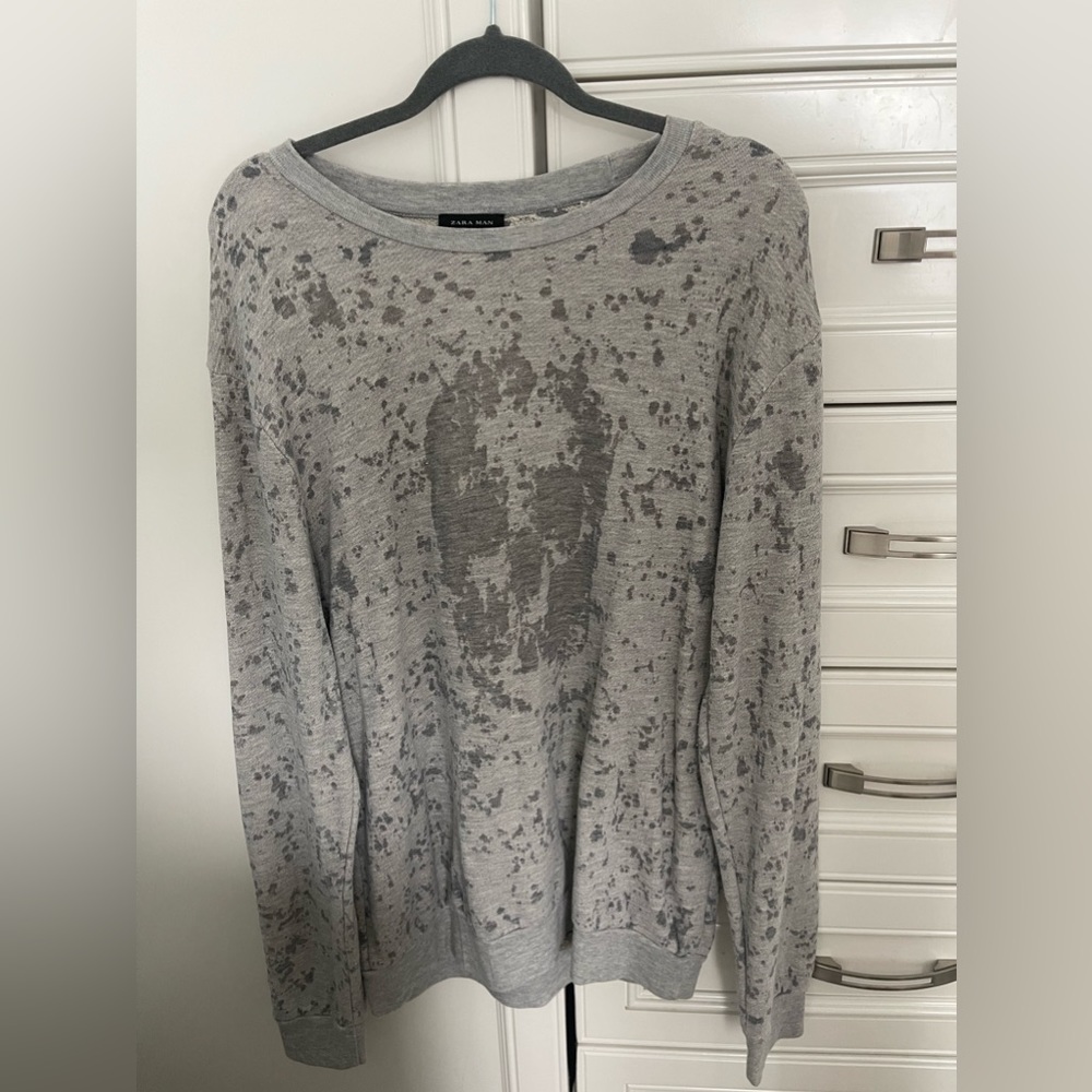Zara mens long sleeve shirt